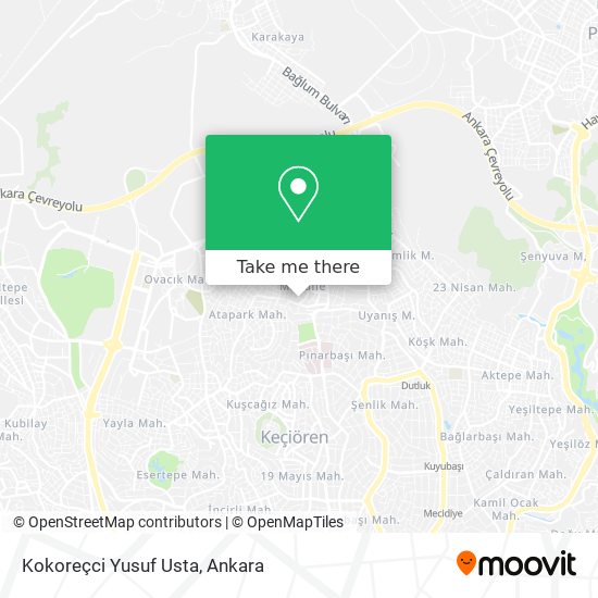 Kokoreçci Yusuf Usta map