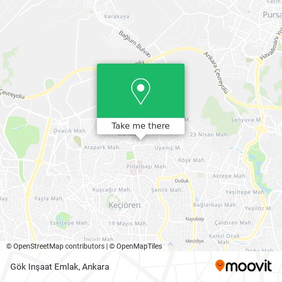 Gök Inşaat Emlak map