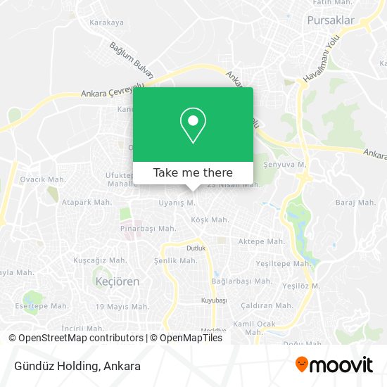 Gündüz Holding map
