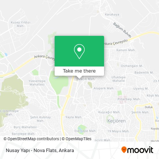 Nusay Yapı - Nova Flats map