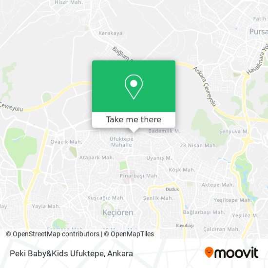 Peki Baby&Kids Ufuktepe map
