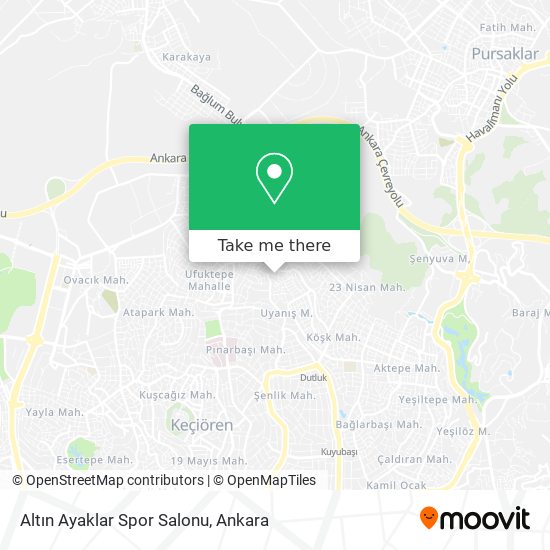 Altın Ayaklar Spor Salonu map