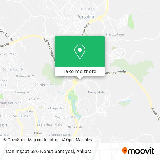 Can İnşaat 686 Konut Şantiyesi map