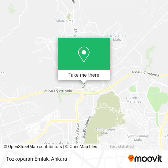 Tozkoparan Emlak map