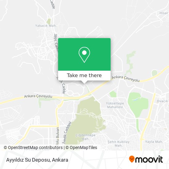 Ayyıldız Su Deposu map