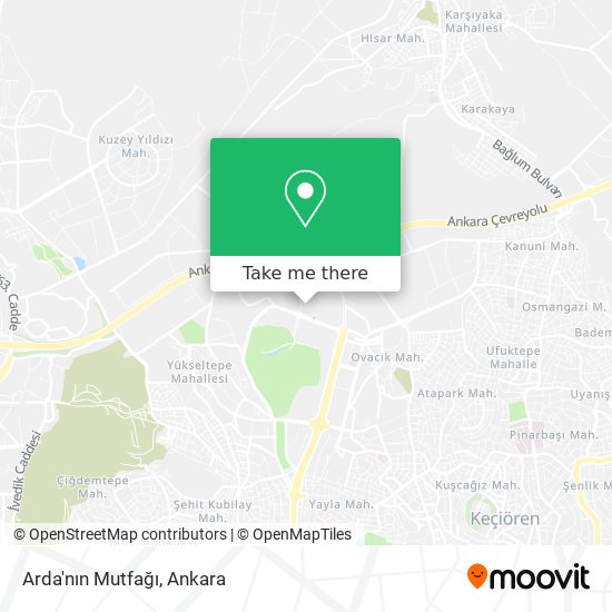 Arda'nın Mutfağı map