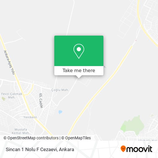 Sincan 1 Nolu F Cezaevi map