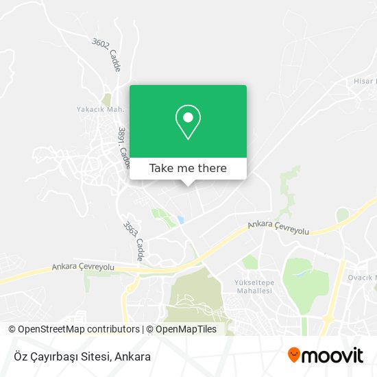 Öz Çayırbaşı Sitesi map