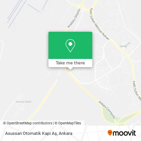 Asussan Otomatik Kapı Aş map