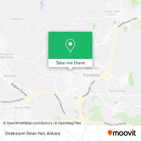 Direksiyon Sınav Yeri map