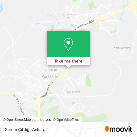 Serum Çiftliği map