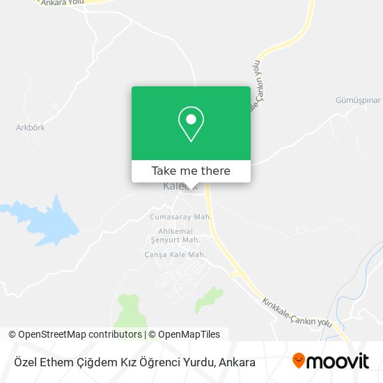 Özel Ethem Çiğdem Kız Öğrenci Yurdu map