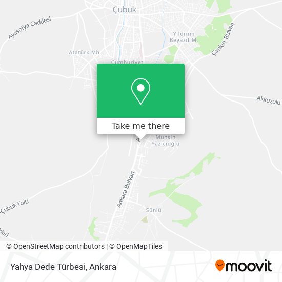 Yahya Dede Türbesi map