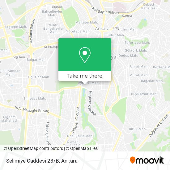 Selimiye Caddesi 23/B map