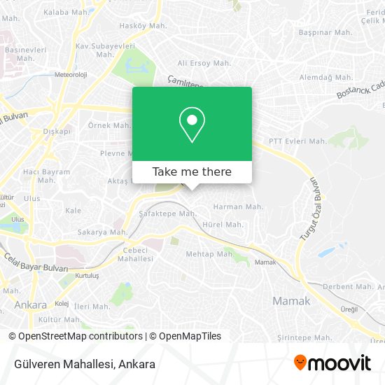 Gülveren Mahallesi map