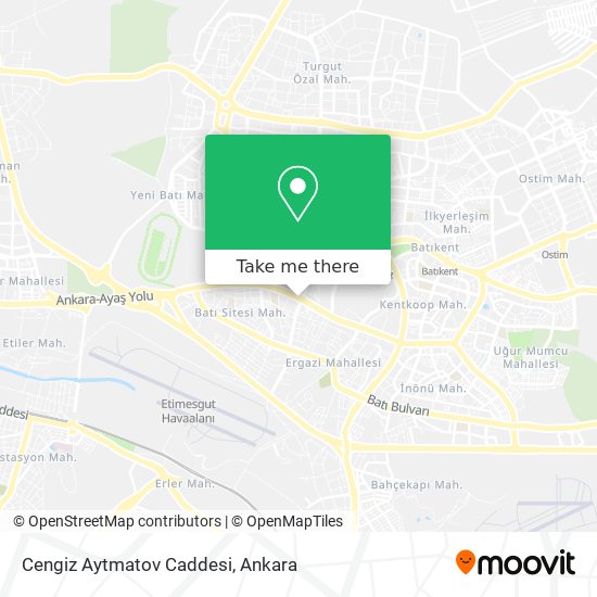 Cengiz Aytmatov Caddesi map