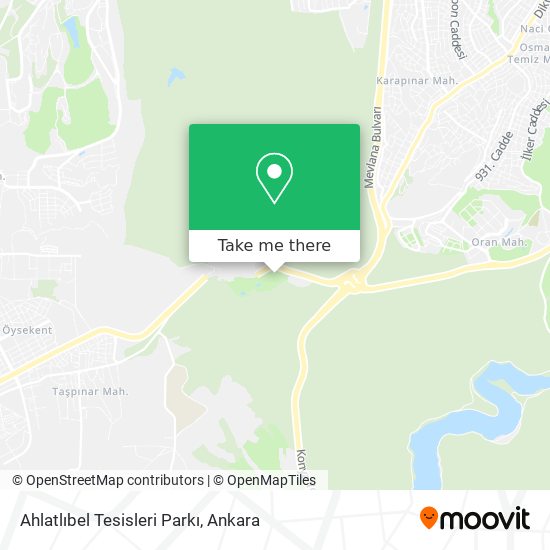 Ahlatlıbel Tesisleri Parkı map