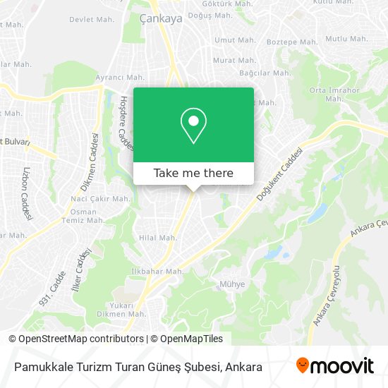 Pamukkale Turizm Turan Güneş Şubesi map