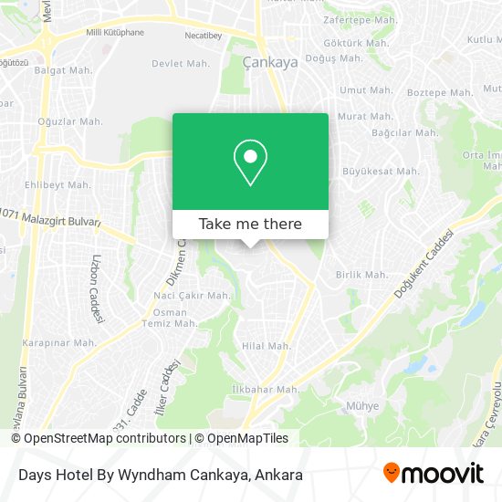 Days Hotel By Wyndham Cankaya map