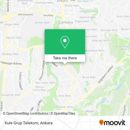 Kule Grup Telekom map