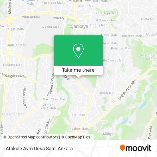 Atakule Avm Desa Sam map