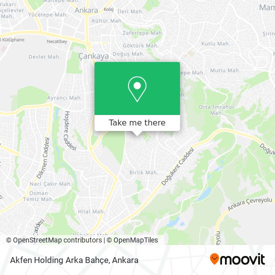 Akfen Holding Arka Bahçe map