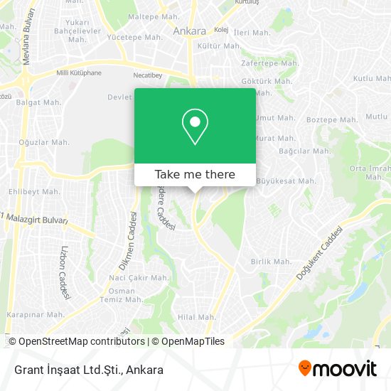 Grant İnşaat Ltd.Şti. map