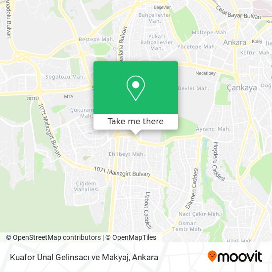 Kuafor Unal Gelinsacı ve Makyaj map