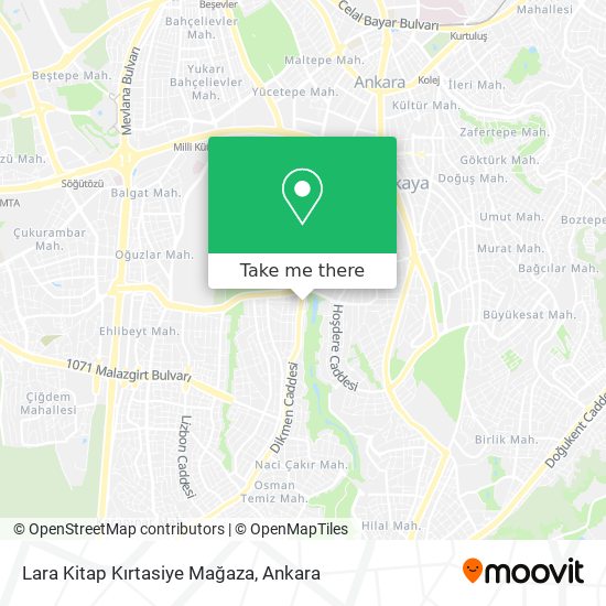 Lara Kitap Kırtasiye Mağaza map
