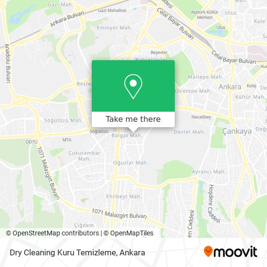 Dry Cleaning Kuru Temizleme map