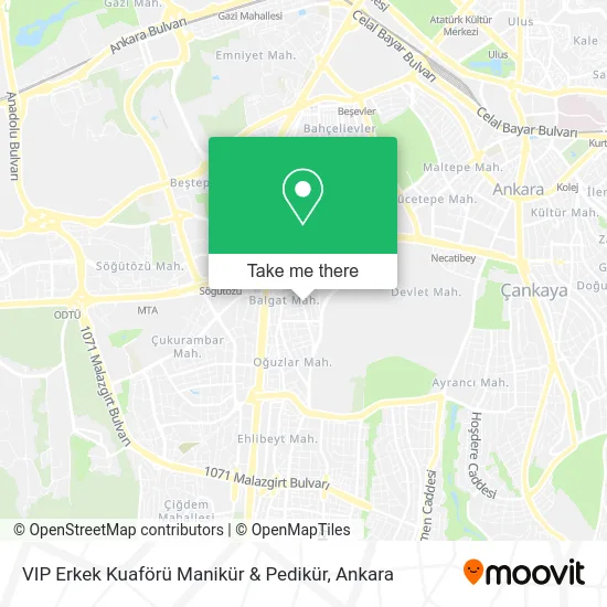 VIP Erkek Kuaförü Manikür & Pedikür map