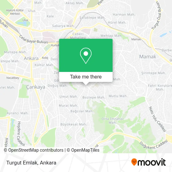 Turgut Emlak map
