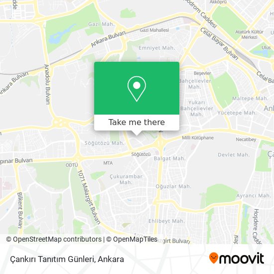 Çankırı Tanıtım Günleri map