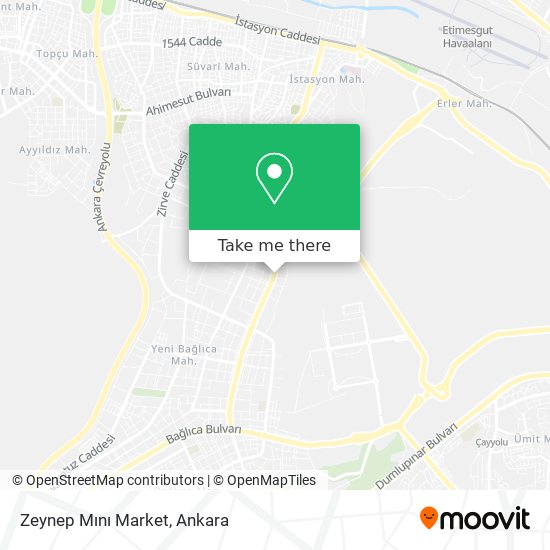 Zeynep Mını Market map