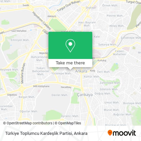 Türkiye Toplumcu Kardeşlik Partisi map