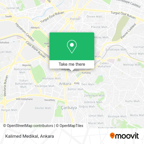 Kalimed Medikal map