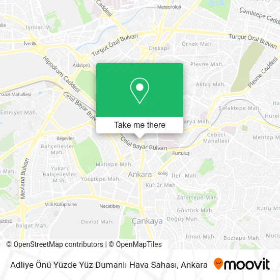 Adliye Önü Yüzde Yüz Dumanlı Hava Sahası map