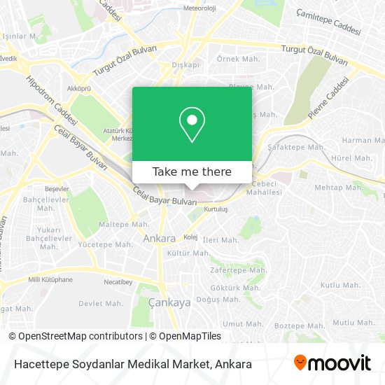 Hacettepe Soydanlar Medikal Market map