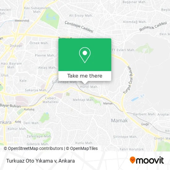 Turkuaz Oto Yıkama v map