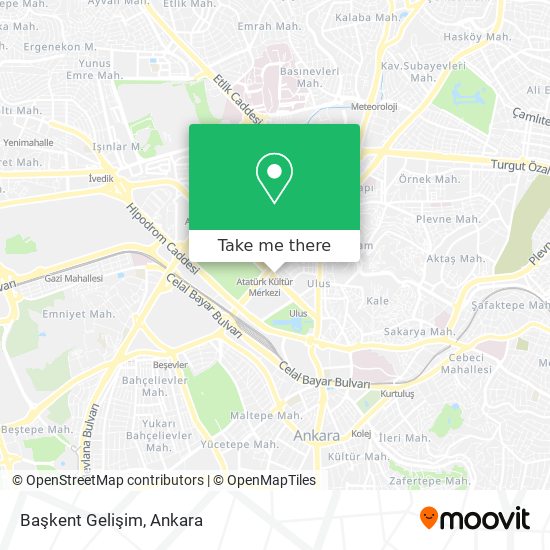 Başkent Gelişim map