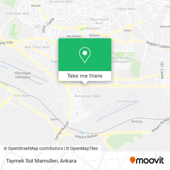Taymek Sut Mamullerı map