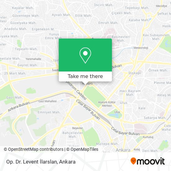 Op. Dr. Levent İlarslan map