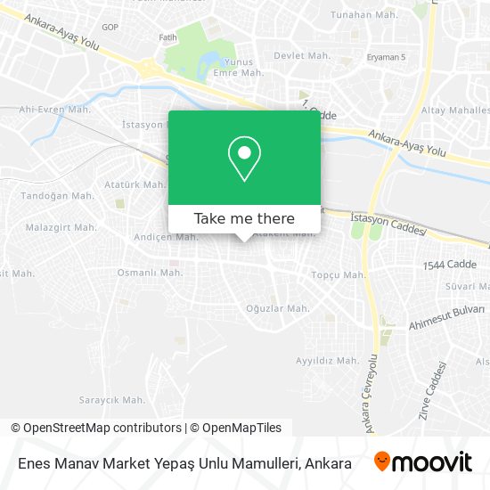 Enes Manav Market Yepaş Unlu Mamulleri map