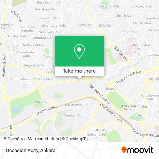 Occasıon Acıty map