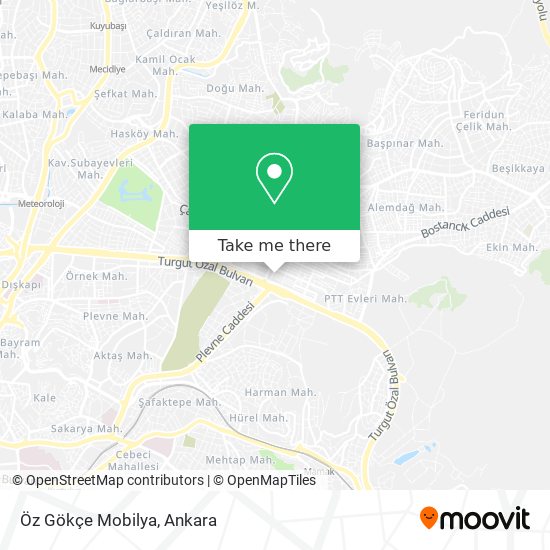 Öz Gökçe Mobilya map