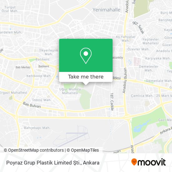 Poyraz Grup Plastik Limited Şti. map