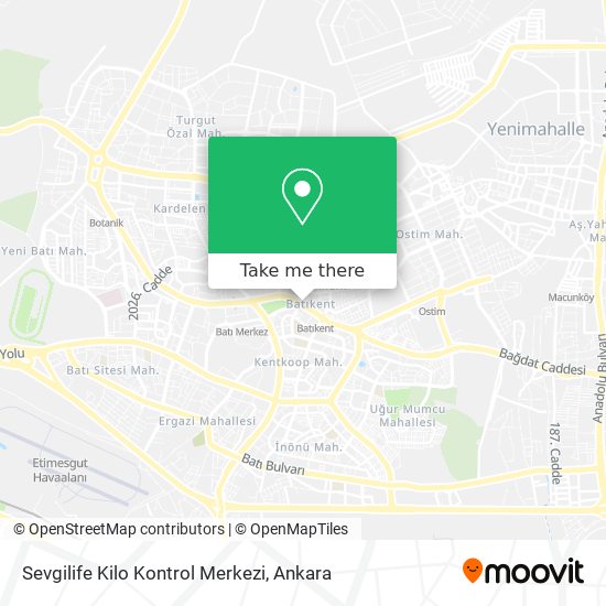 Sevgilife Kilo Kontrol Merkezi map