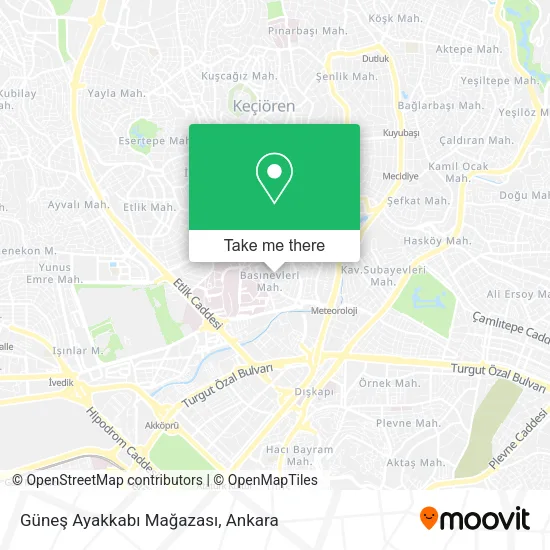 Güneş Ayakkabı Mağazası map