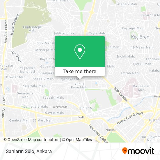 Sarıların Sülo map