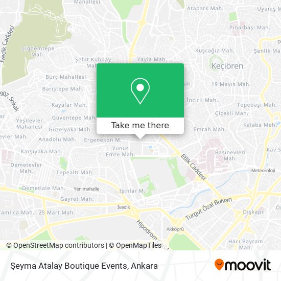 Şeyma Atalay Boutique Events map